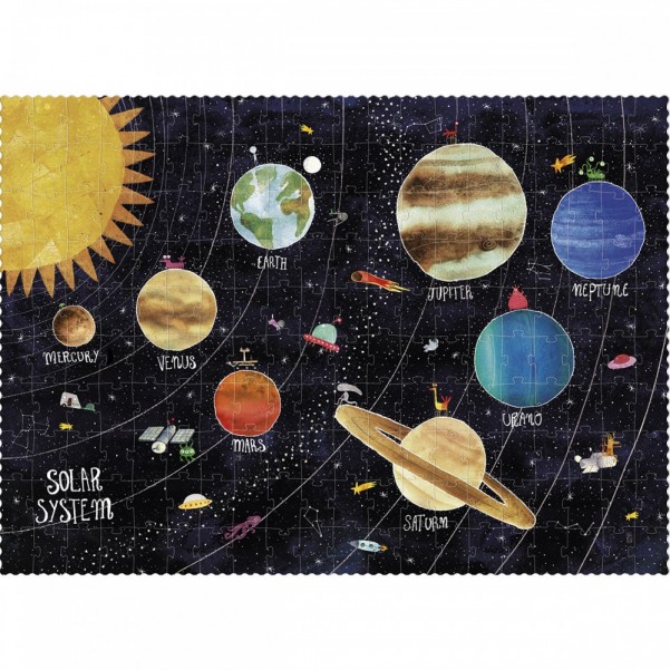 Discover the Planets - 200 pcs - Glow In the Dark Puzzle - Londji