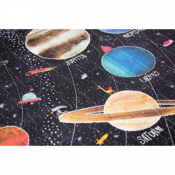 Discover the Planets - 200 pcs - Glow In the Dark Puzzle - Londji