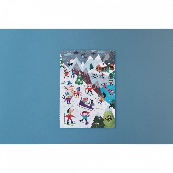 Let's Go to the Mountain - 36 pcs - Reversible Puzzle Londji