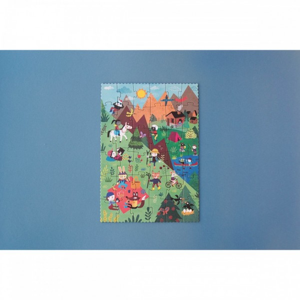 Let's Go to the Mountain - 36 pcs - Reversible Puzzle Londji