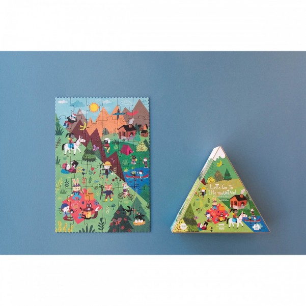 Let's Go to the Mountain - 36 pcs - Reversible Puzzle Londji