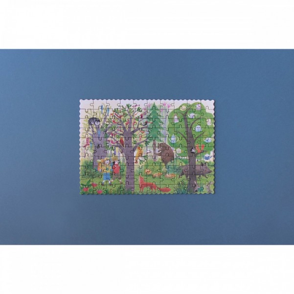 Night & Day in the Forest - 100 pcs - Reversible Pocket Puzzle - Londji