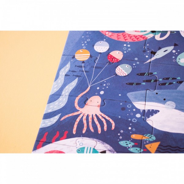 Discover The Treasure - 4+8+12+16 pcs - Layers Puzzle Londji