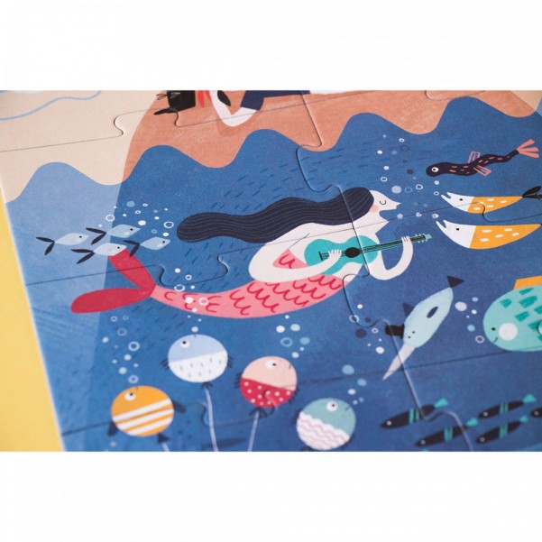 Discover The Treasure - 4+8+12+16 pcs - Layers Puzzle Londji