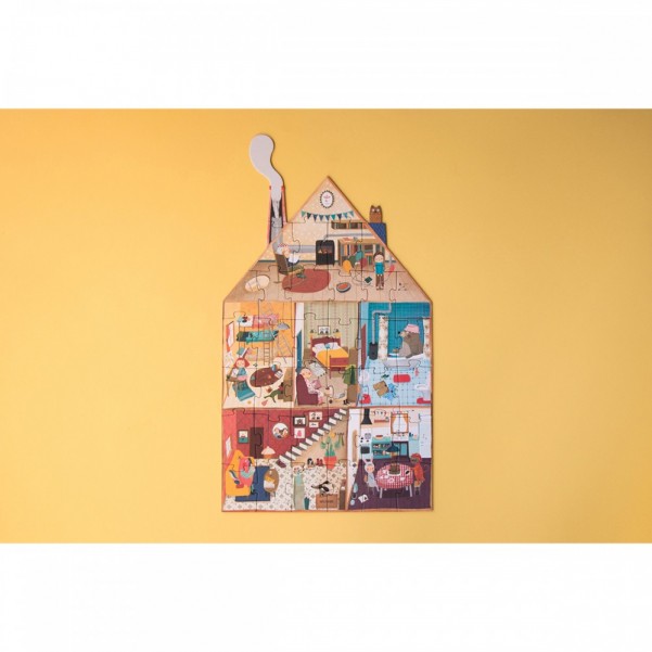 Welcome to my Home! - 36 pcs - Reversible Puzzle Londji