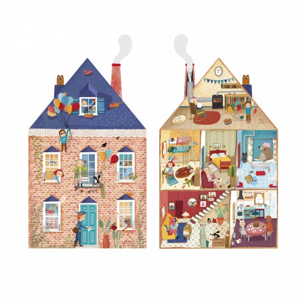 Welcome to my Home! - 36 pcs - Reversible Puzzle Londji