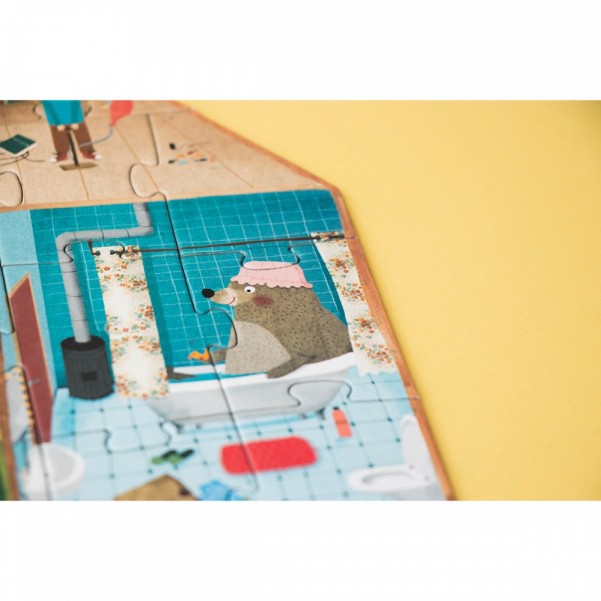 Welcome to my Home! - 36 pcs - Reversible Puzzle Londji