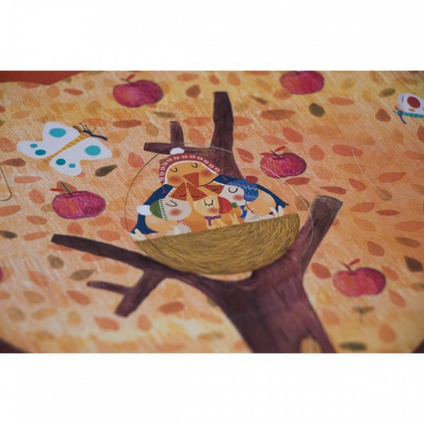 Mon Petit Pommier - 20 pcs - Insert and Reversible Puzzle - Londji