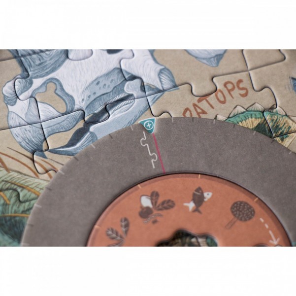 Dinos Explorer - 350 pcs - Look and Learn Puzzle - Londji