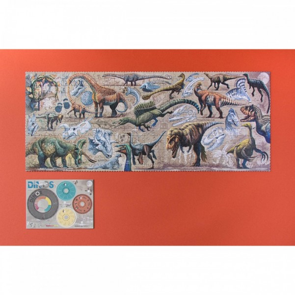Dinos Explorer - 350 pcs - Look and Learn Puzzle - Londji