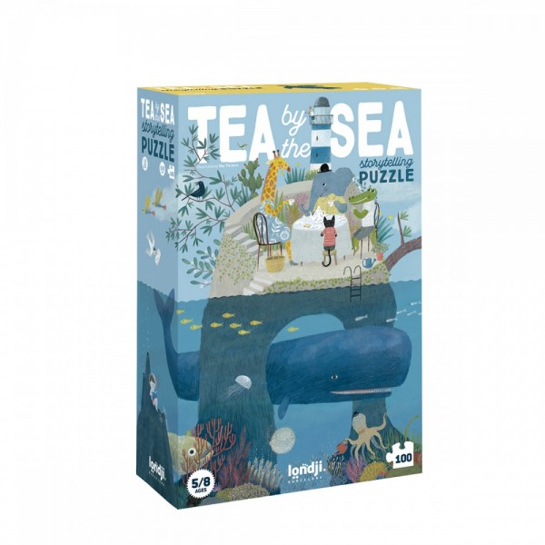 Tea by the Sea - 100 pcs - Storytelling Puzzle Londji