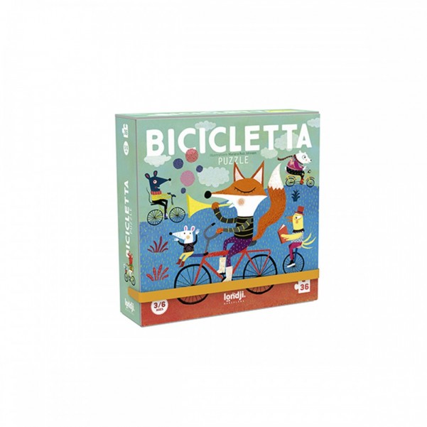 Bicicletta - 36 pcs - Bikes Puzzle - Londji