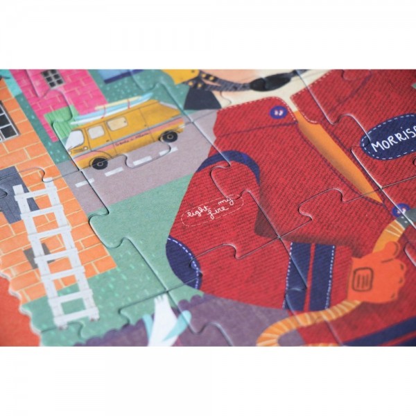 Firefighter - 36 pcs - Jobs Puzzle - Londji