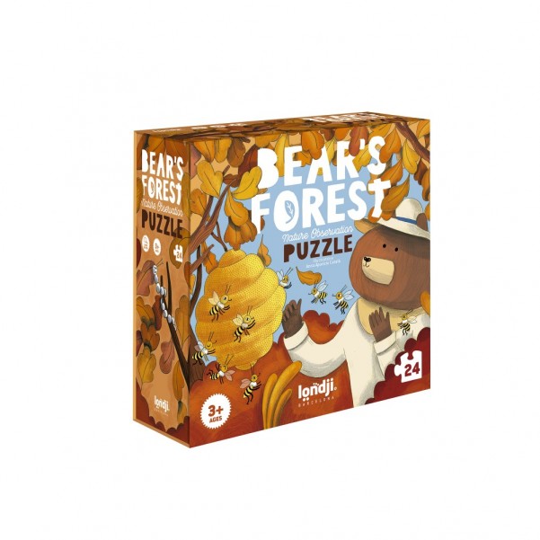 Bear's Forest - 24 pcs - Nature Observation Puzzle - Londji