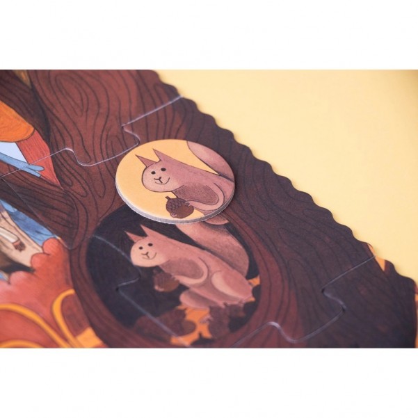 Bear's Forest - 24 pcs - Nature Observation Puzzle - Londji