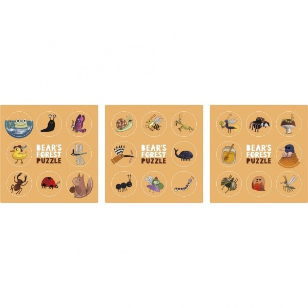 Bear's Forest - 24 pcs - Nature Observation Puzzle - Londji