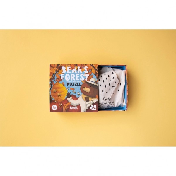 Bear's Forest - 24 pcs - Nature Observation Puzzle - Londji