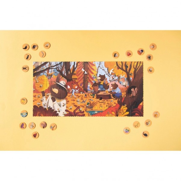 Bear's Forest - 24 pcs - Nature Observation Puzzle - Londji