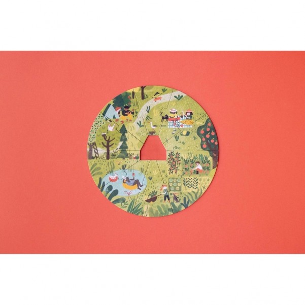 A Home for Nature - 4 x 10 pcs - Four Seasons Puzzle - Londji