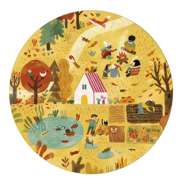 A Home for Nature - 4 x 10 pcs - Four Seasons Puzzle - Londji