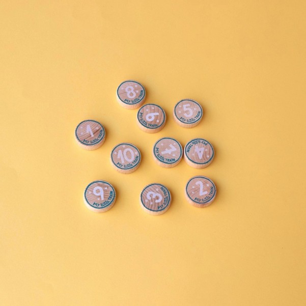 My Little Train - 10 x 3 pcs - Insert Puzzle Londji