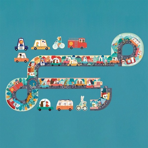 Petit Voyage - 24 pcs - Look and Find Pocket Puzzle Londji