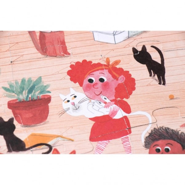 Cats and Dogs - Reversible Pocket Puzzle - Londji