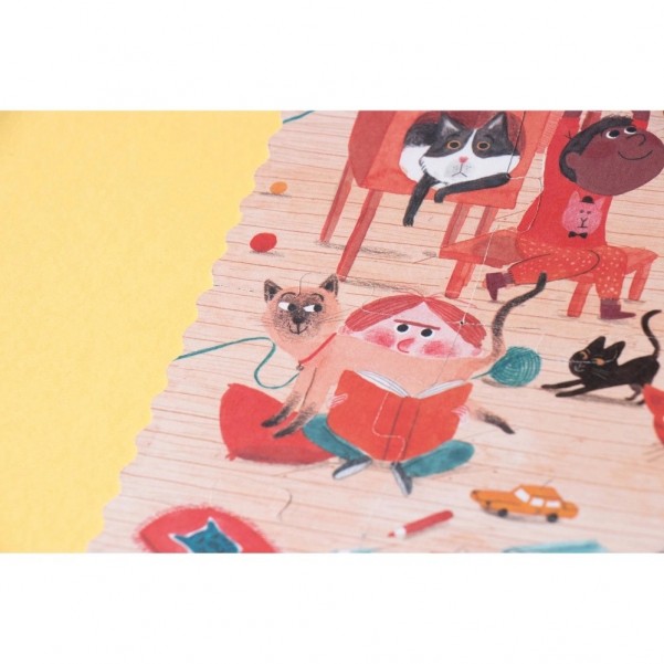 Cats and Dogs - Reversible Pocket Puzzle - Londji