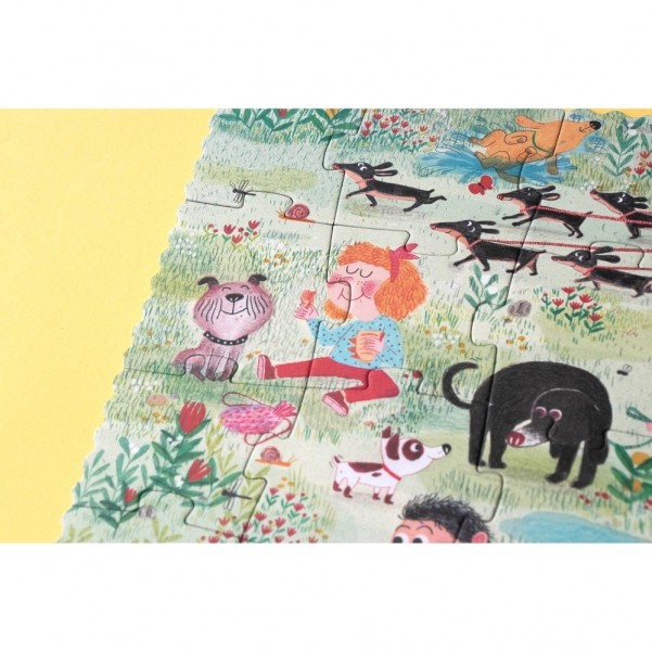Cats and Dogs - Reversible Pocket Puzzle - Londji