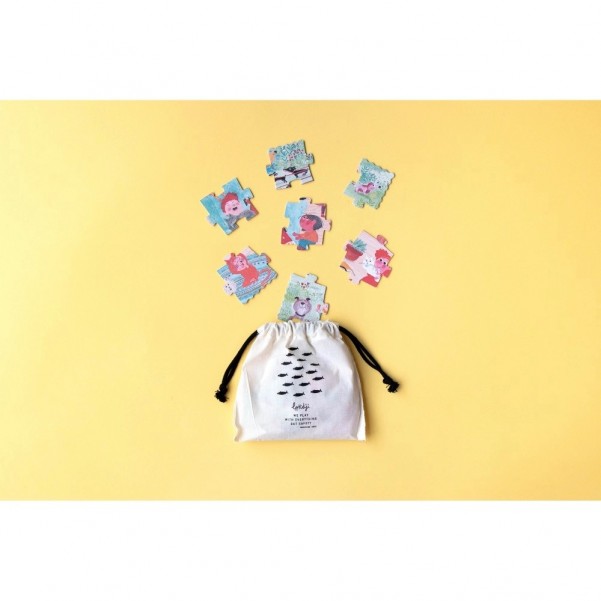 Cats and Dogs - Reversible Pocket Puzzle - Londji