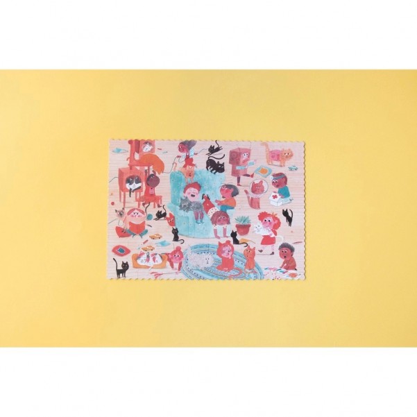 Cats and Dogs - Reversible Pocket Puzzle - Londji