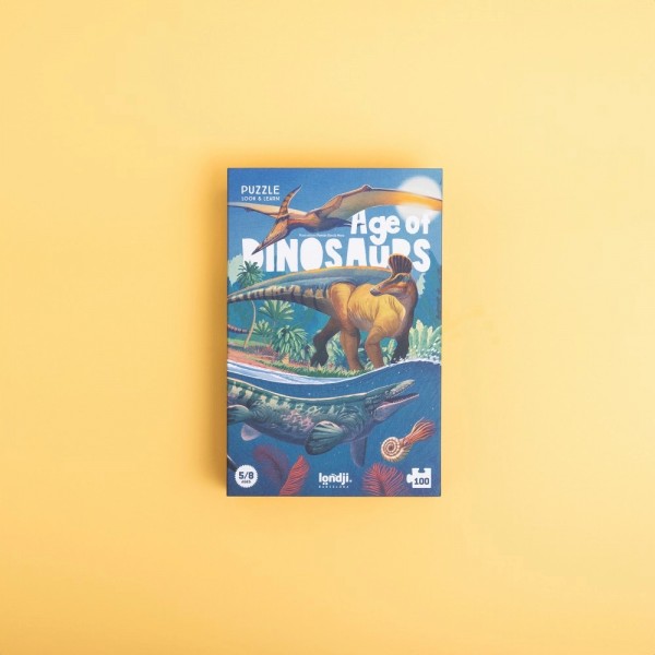 Age of Dinosaurs - 100 pcs - Look and Learn Puzzle - Londji