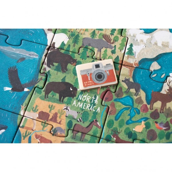 Animal Planet - 70 pcs - Look and Find Puzzle