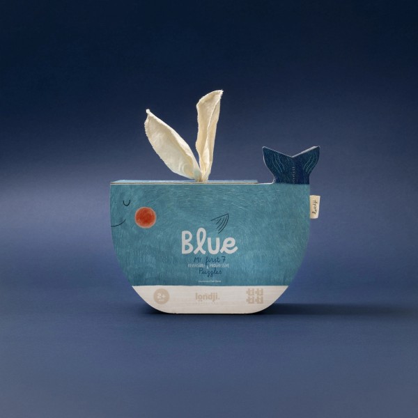 Blue - My First 7 Puzzles - Reversible and Progressive - Londji