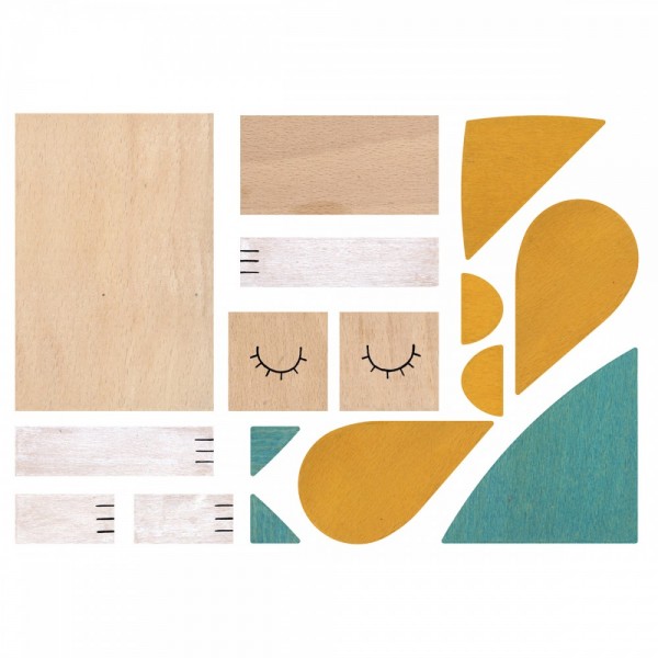 The Fox & the Mouse - Wooden Animal Construction Game - Londji