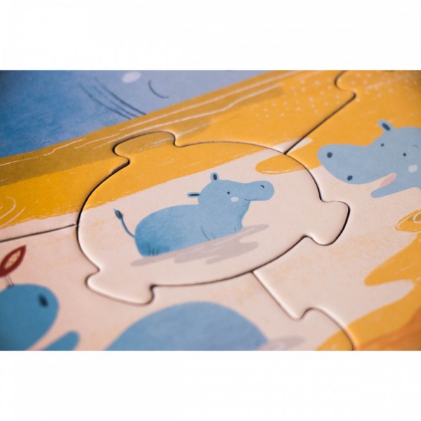 Look I'm Big - 5 x 4 pcs - From Big to Bigger Puzzle