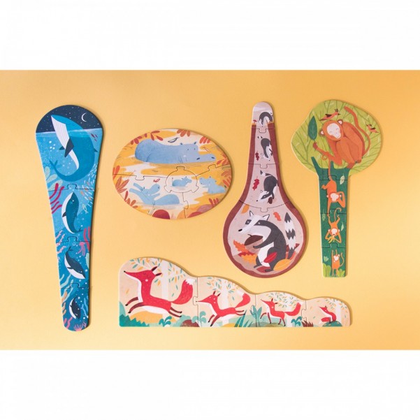 Look I'm Big - 5 x 4 pcs - From Big to Bigger Puzzle