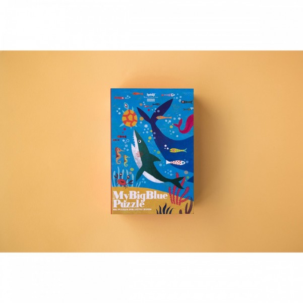 My Big Blue - 36 pcs - Shape Puzzle - Londji