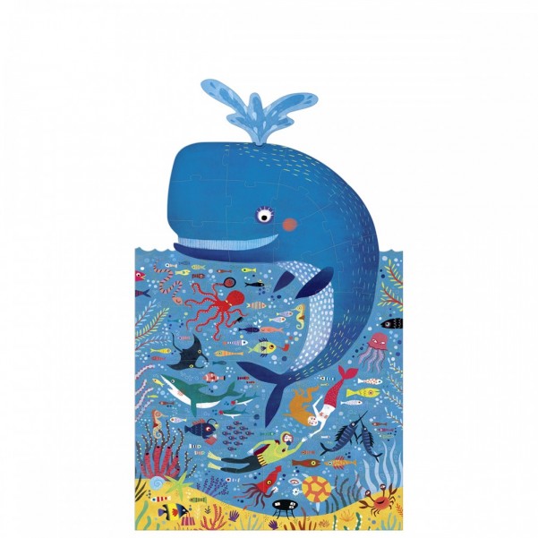 My Big Blue - 36 pcs - Shape Puzzle - Londji