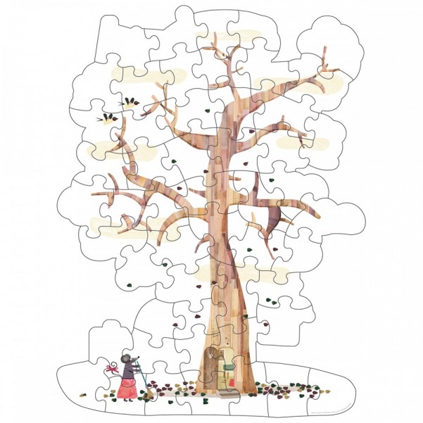 My Tree - 50 pcs - Reversible Puzzle - Londji