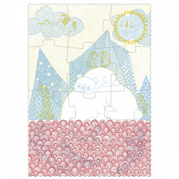 Dans L'Igloo - 9+12+16+20 pcs - Progressive Puzzle Londji