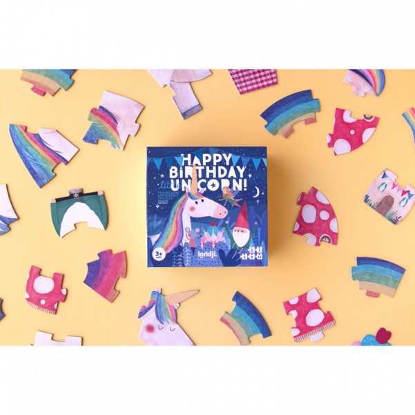 My Unicorn - 2+4+6+8+10 pcs - Progressive Puzzle - Londji