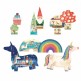 My Unicorn - 2+4+6+8+10 pcs - Progressive Puzzle - Londji