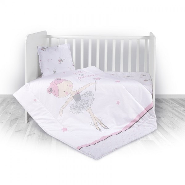 Σετ 4 τεμαχίων Προίκας Μωρού Ballet Pink Lorelli Bertoni 