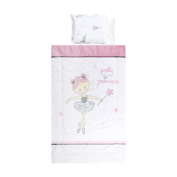 Σετ 4 τεμαχίων Προίκας Μωρού Ballet Pink Lorelli Bertoni 