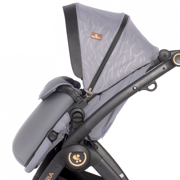 Lorelli- Καρότσι Adria Black 2 σε 1