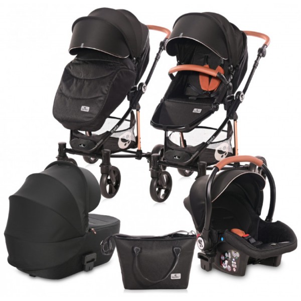 Πολυκαρότσι Lorelli Crysta 3 in 1 Black Diamond