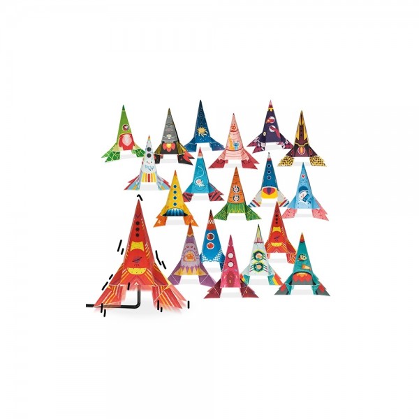 Easy Origami - Rockets Ludattica