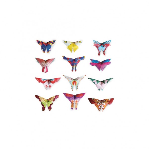 Easy Origami - Butterflies Ludattica