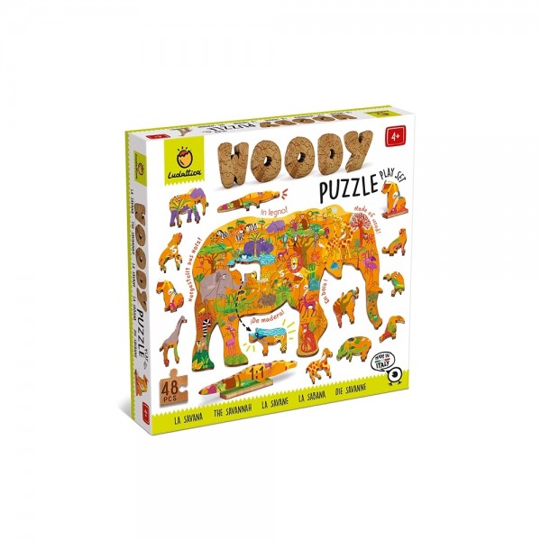 Woody Puzzle - The Savannah - Ludattica